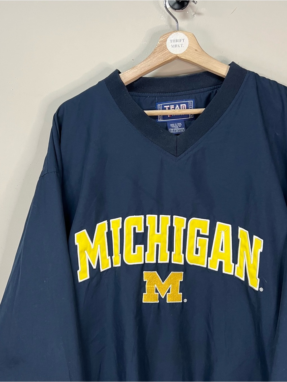 Retro Michigan Wolverines Pullover - Picture 2 of 3